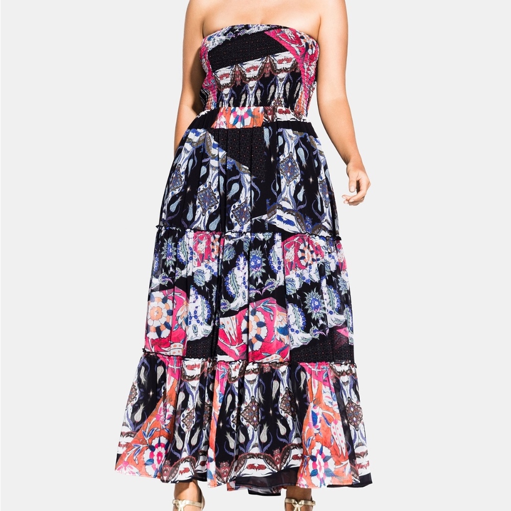 City Chic Bilbao Maxi Dress